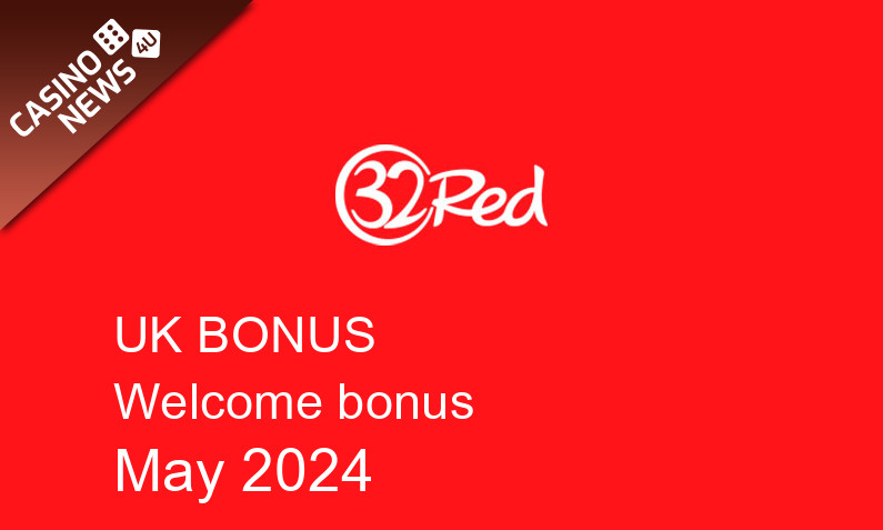 Latest 32 Red Casino UK bonus spins May 2024, 150 bonus spins