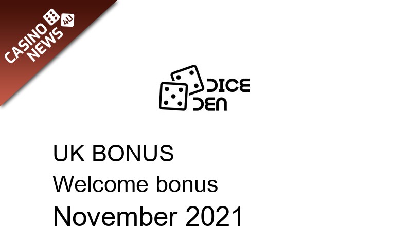 Latest DiceDen UK bonus spins, 50 bonus spins