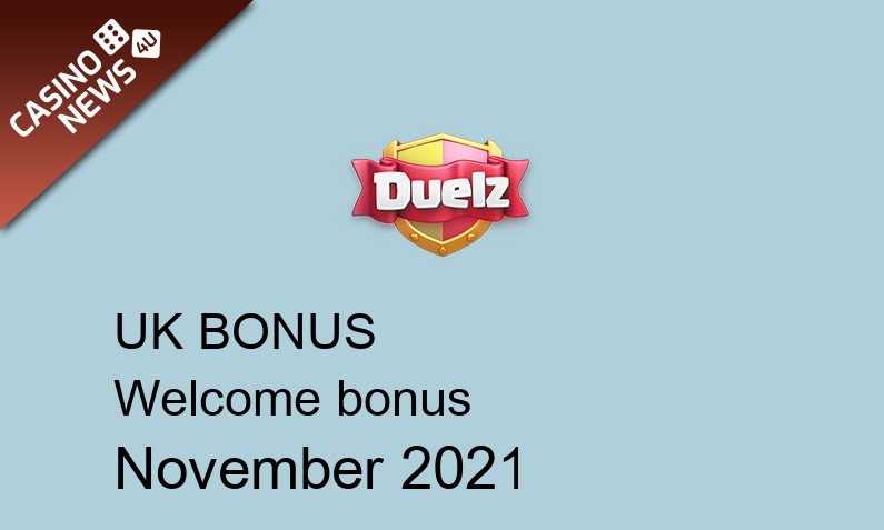 Latest Duelz Casino UK bonus spins November 2021, 200 bonus spins