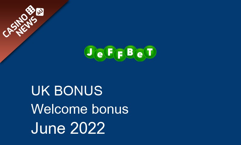 Latest JeffBet bonus spins for UK players, 20 bonus spins