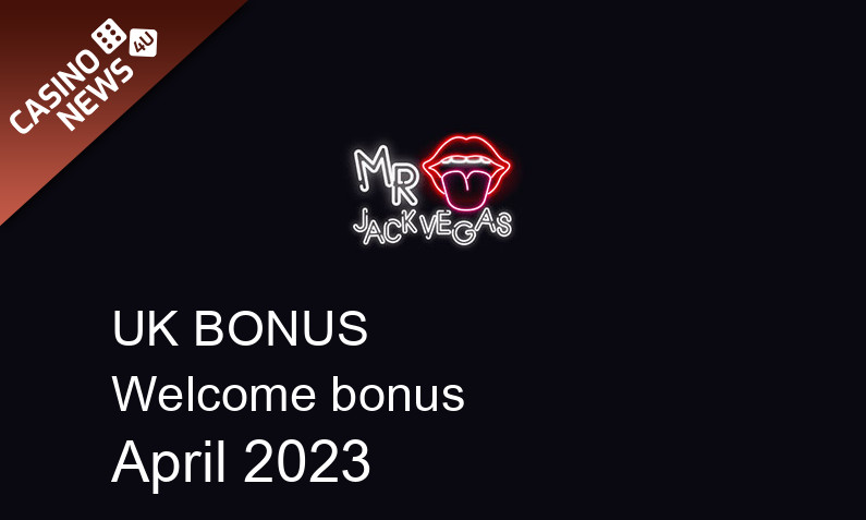 Latest Mr Jack Vegas Casino bonus spins for UK players April 2023, 20 bonus spins