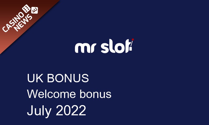 Latest Mr Slot Casino bonus spins for UK players July 2022, 50 bonus spins