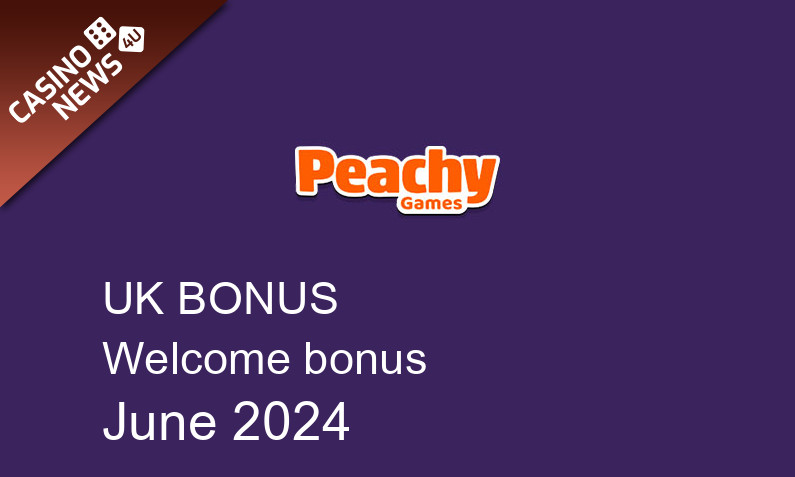 Latest Peachy Games bonus spins for UK players, 20 bonus spins