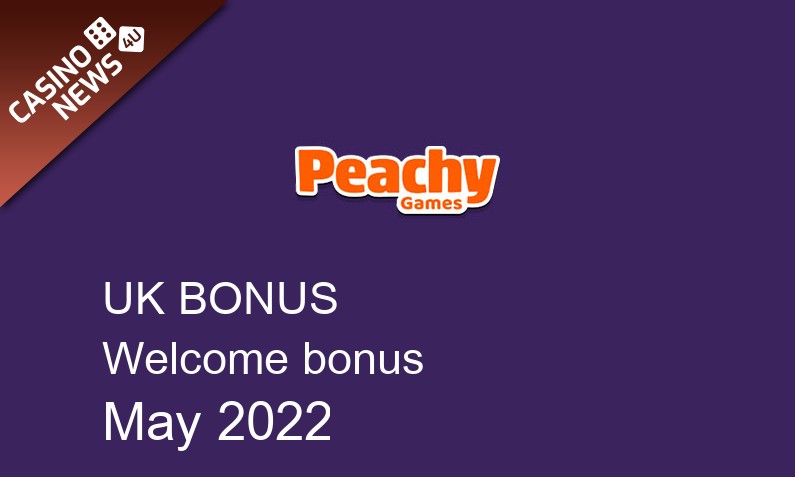 Latest Peachy Games bonus spins for UK players May 2022, 20 bonus spins