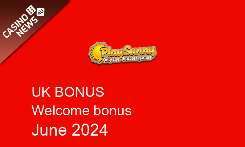 Latest Play Sunny bonus spins for UK players June 2024, 50 bonus spins