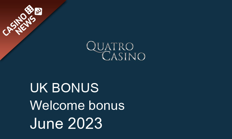 Latest Quatro Casino bonus spins for UK players, 100 bonus spins