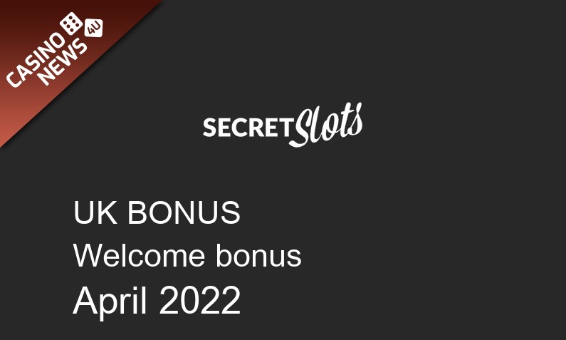 Latest Secret Slots Casino UK bonus spins April 2022, 100 bonus spins