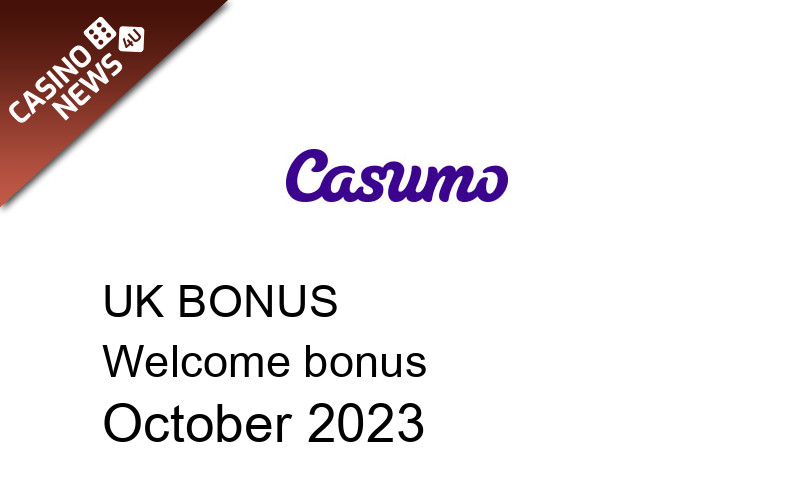 Latest UK bonus spins from Casumo October 2023, 20 bonus spins