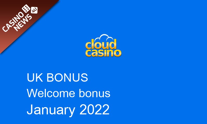 Latest UK bonus spins from Cloud Casino January 2022, 150 bonus spins