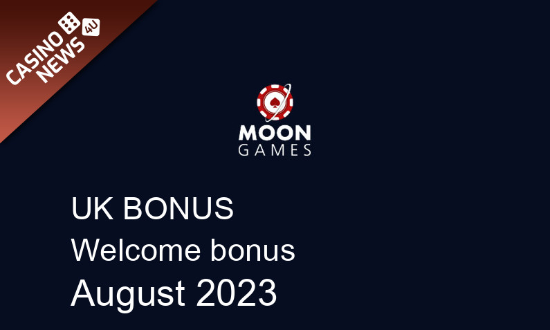 Latest UK bonus spins from Moon Games, 500 bonus spins