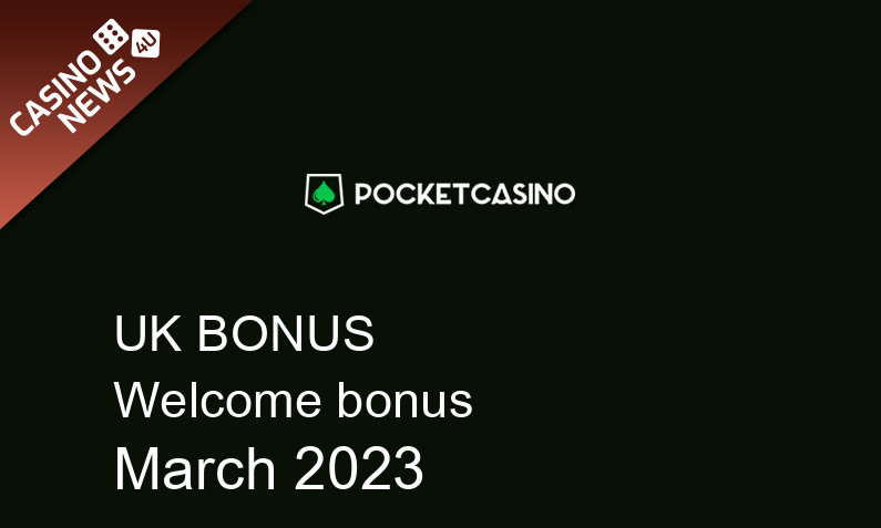 Latest UK bonus spins from Pocket Casino EU, 15 bonus spins