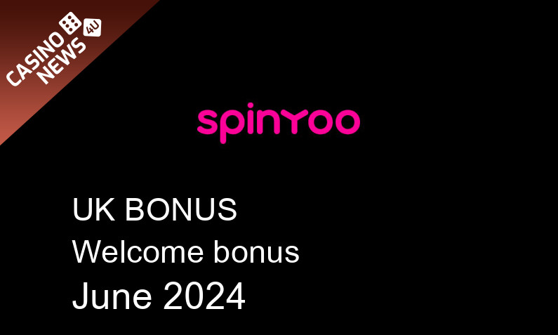 Latest UK bonus spins from SpinYoo, 100 bonus spins