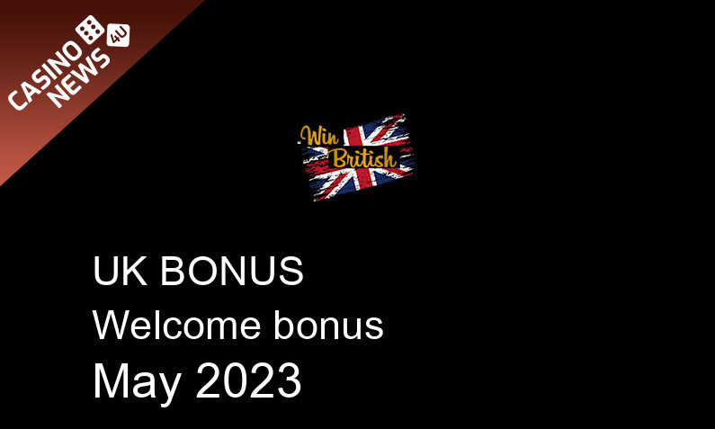 Latest UK bonus spins from WinBritish, 500 bonus spins