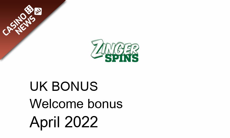 Latest UK bonus spins from Zinger Spins Casino, 25 bonus spins