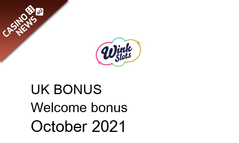 Latest Wink Slots Casino bonus spins for UK players, 50 bonus spins