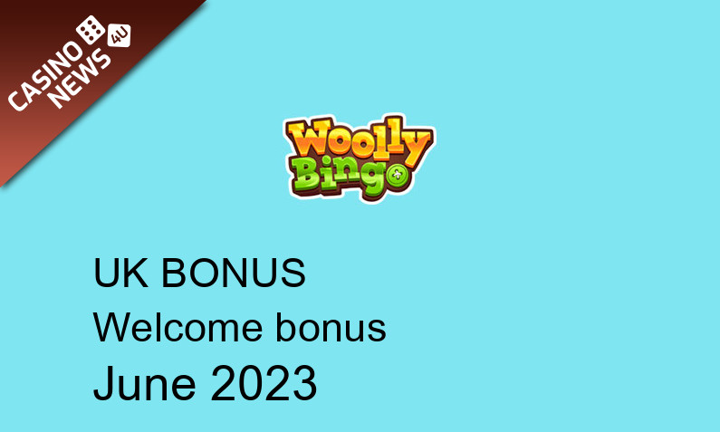 Latest Woolly Bingo bonus spins for UK players June 2023, 20 bonus spins